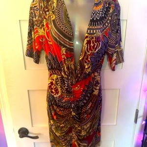 Paisley XL drawstring dress